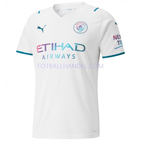 Herre Fotballdrakter Manchester City Borte 2021-22 Kortermet